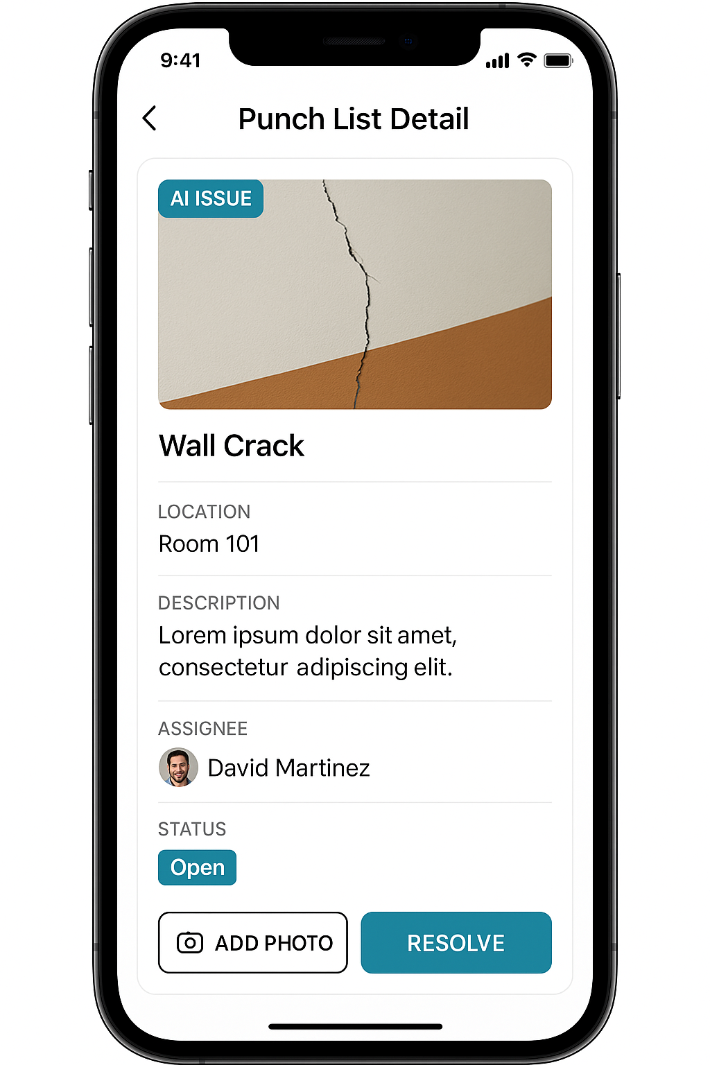 Punch List Detection